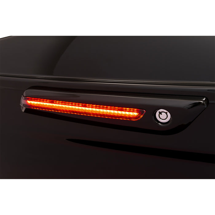 CIRO 3501-1822 40071 LED Saddlebag Hinge Covers - Smoke Lens - Black