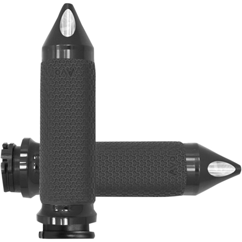 Avon Medium Grips - MF-63A-ANO-SPK For Harley Motorcycles 1980-2022