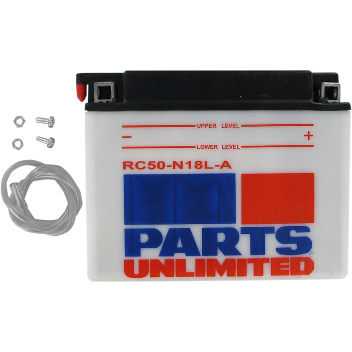 PARTS UNLIMITED RC50-N18L-A2 Heavy-Duty Battery Battery - Y50-N18L-A