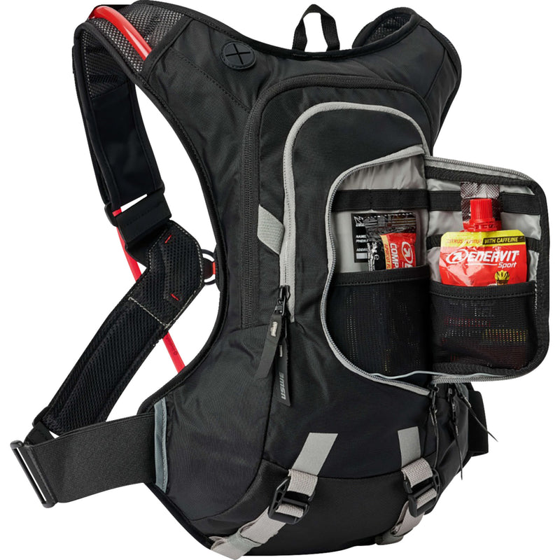 USWE 3519-0117 208059001 Moto Hydro 8L Hydration Pack Moto Hydration Pack - 8L - Black/Gray