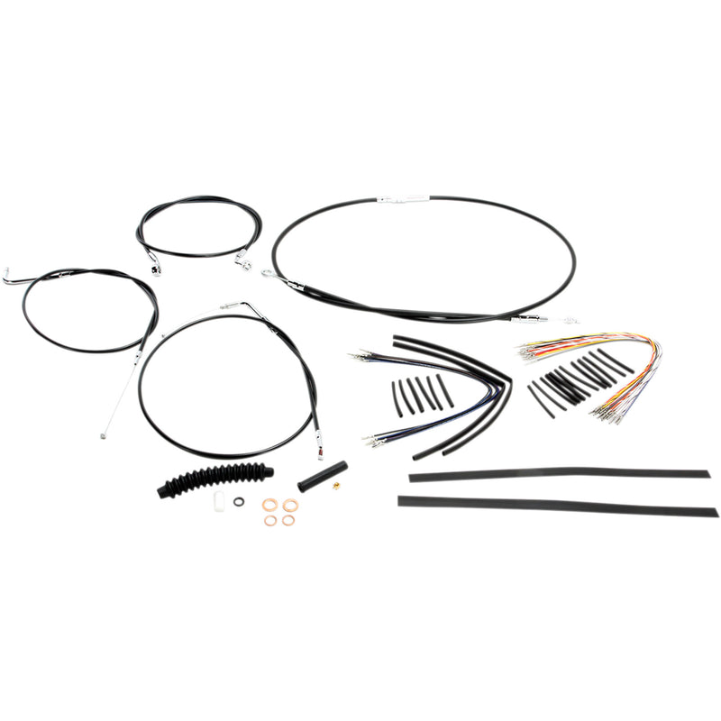 Magnum Shielding Cable Kit - 489441 For Harley Softail / 15th Anniversary 2000-2006