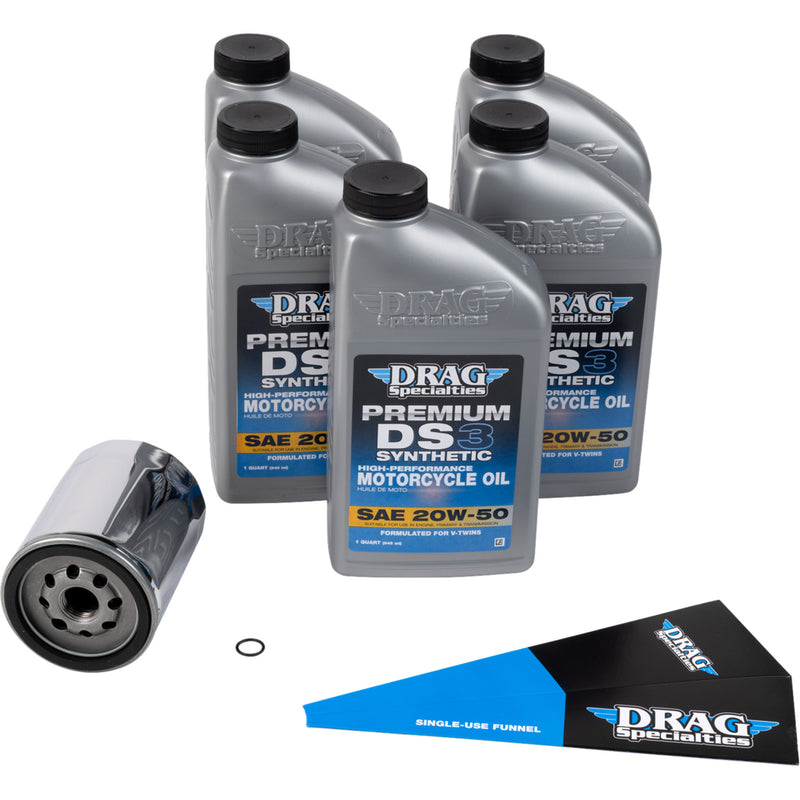 Drag Specialties Oil Oil Change Kit - 3601-1041 For Harley Motorcycles 2017-2026