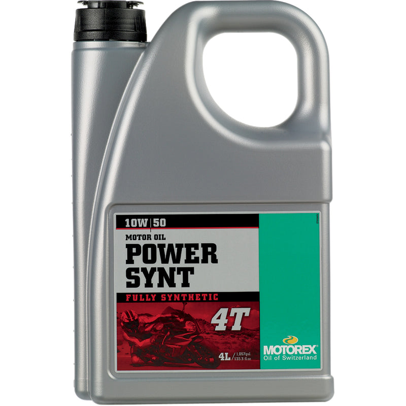 MOTOREX 3601-0007 305664 Power Synt Synthetic 4T Engine Oil Power Synt 4T Engine Oil - 10W-50 - 4L