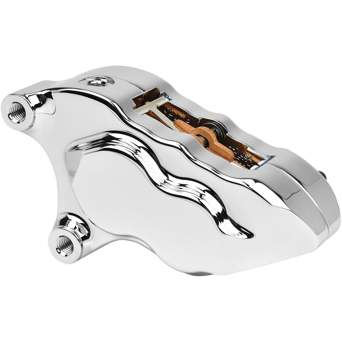 HAWG HALTERS 1701-0712 LHSCC5018 4-Piston Brake Caliper 4-Piston Caliper - Front - Chrome