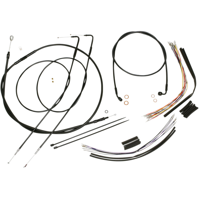 Magnum Shielding Cable Kit - 486381 For Harley Dyna / Super 1996-2005