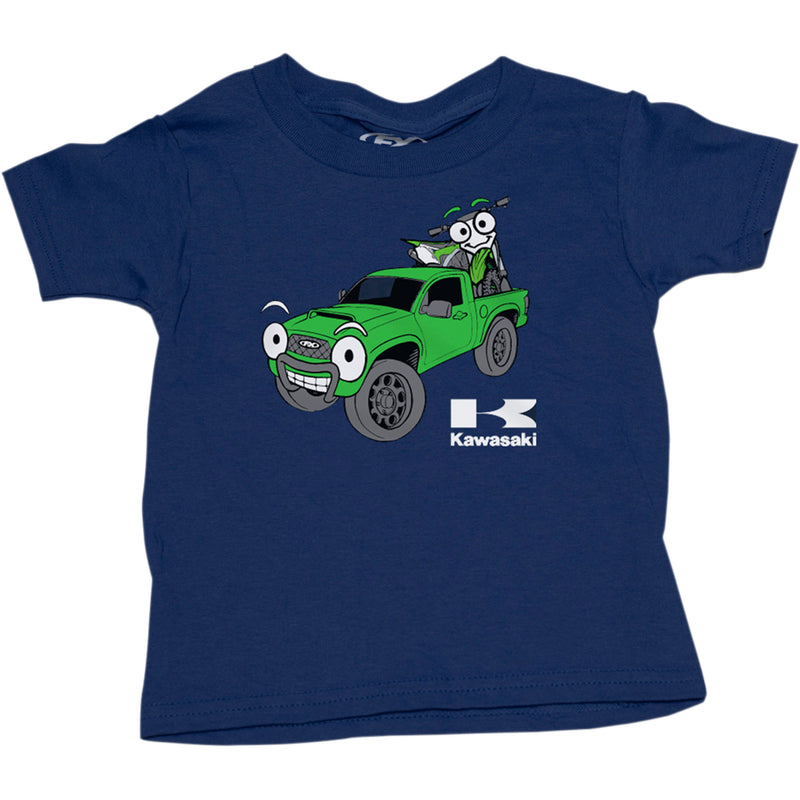 FACTORY EFFEX Toddler Kawasaki Truck T-Shirt Navy