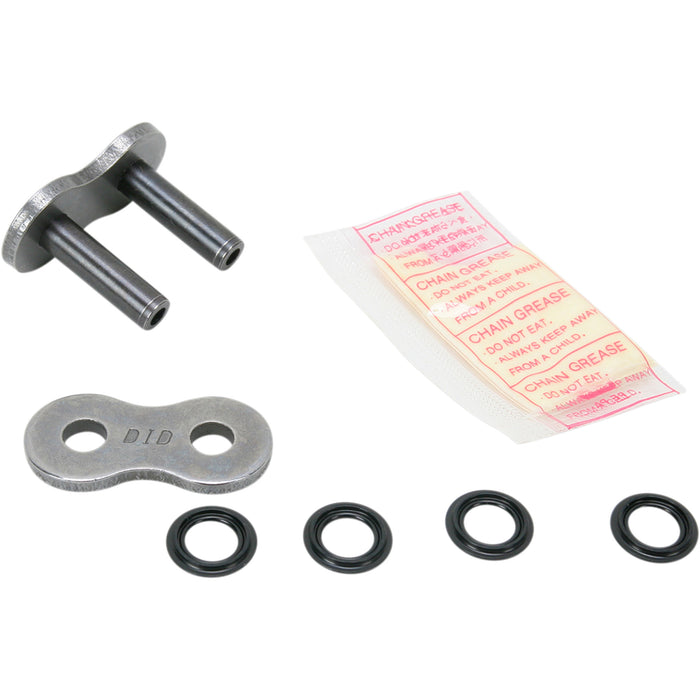 DID 1225-0147 ZJ525ZVMX 525 ZVMX Connecting Link 525 ZVMX - Silver - Rivet Connecting Link