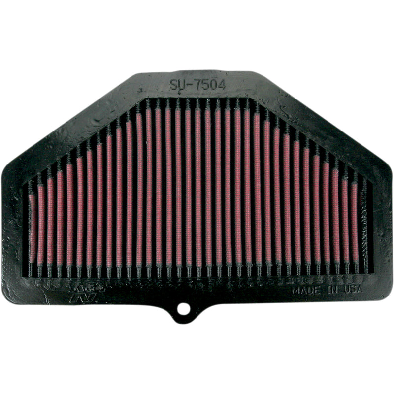 K & N High-Flow Air Filter - SU-7504 Suzuki 600 / 750 2004-2005