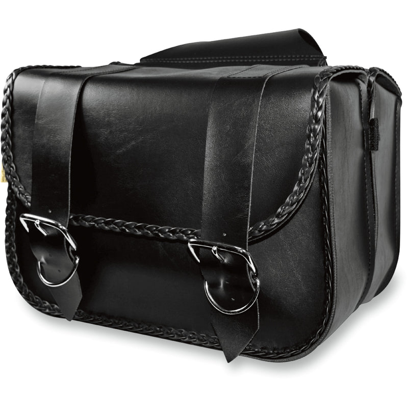 WILLIE & MAX LUGGAGE 3501-0132 58330-20 Touring Braided Saddlebags black