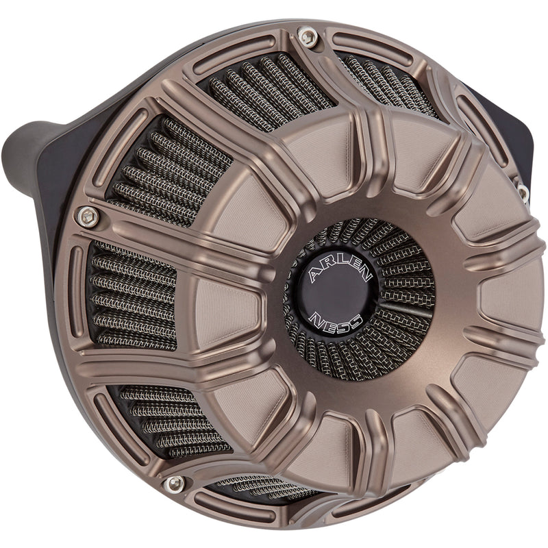 Arlen Ness Inverted Series 10 Gauge Air Cleaner - 600-012 For Harley Motorcycles 2017-2025