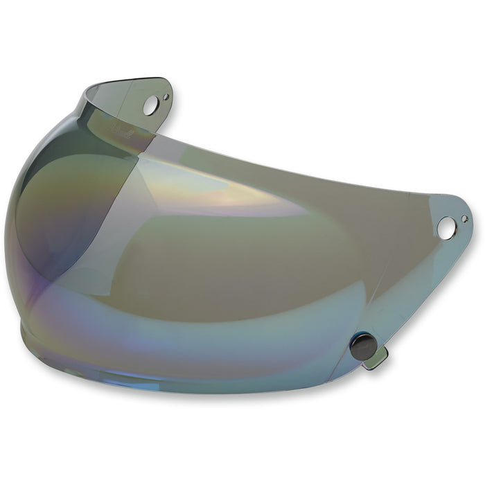 BILTWELL 0131-0101 1102-223 Gringo S Helmet Bubble Shield — Anti-Fog Gringo S Shield - Bubble - Rainbow Mirror