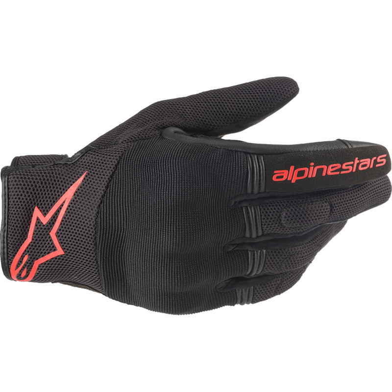 ALPINESTARS Copper Gloves Black/Fluo - Red