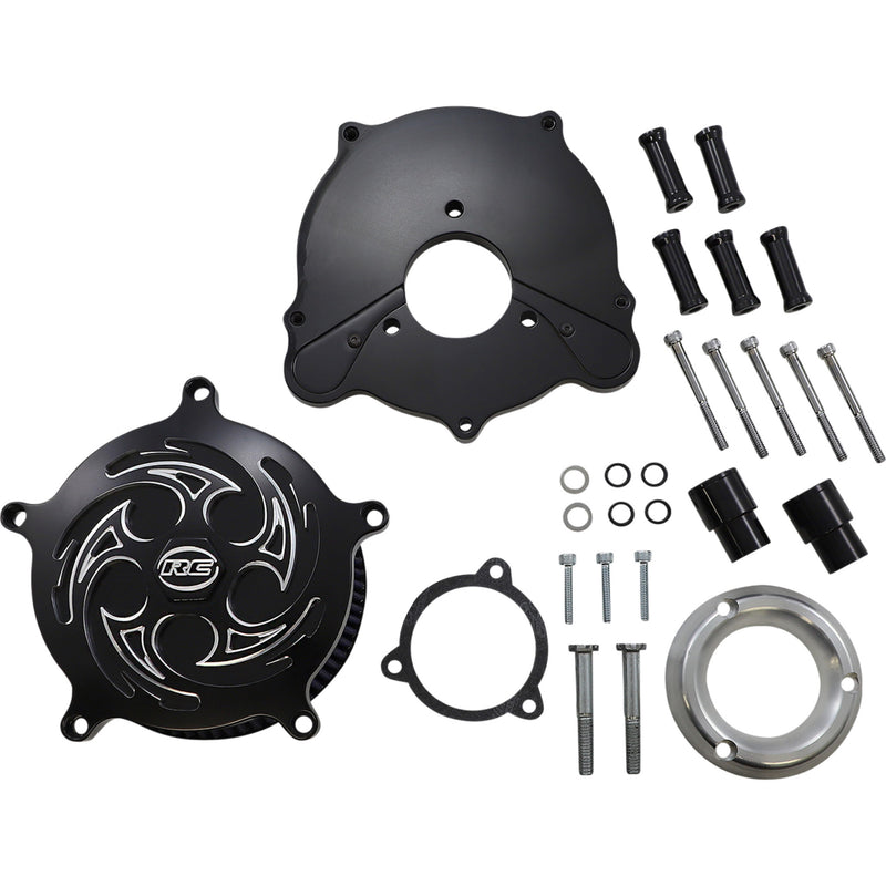 Rc Components Airstrike Savage Air Cleaner Kit - AC-01B-85E For Harley Touring 2008-2016