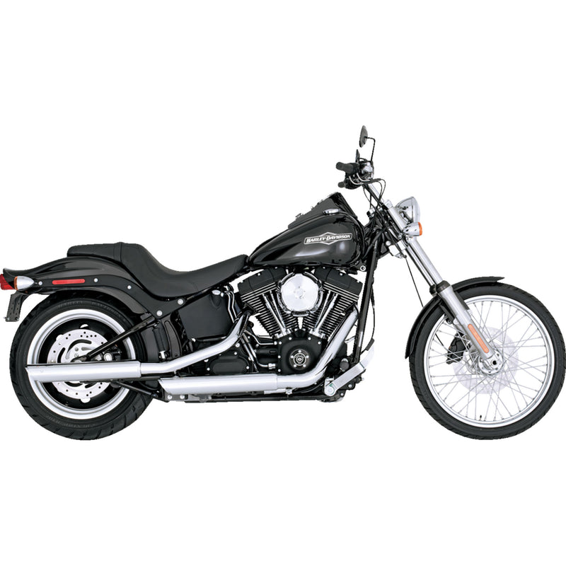 Vance & Hines Twin Slash Muffler - 16834 For Harley Softail 2007-2009