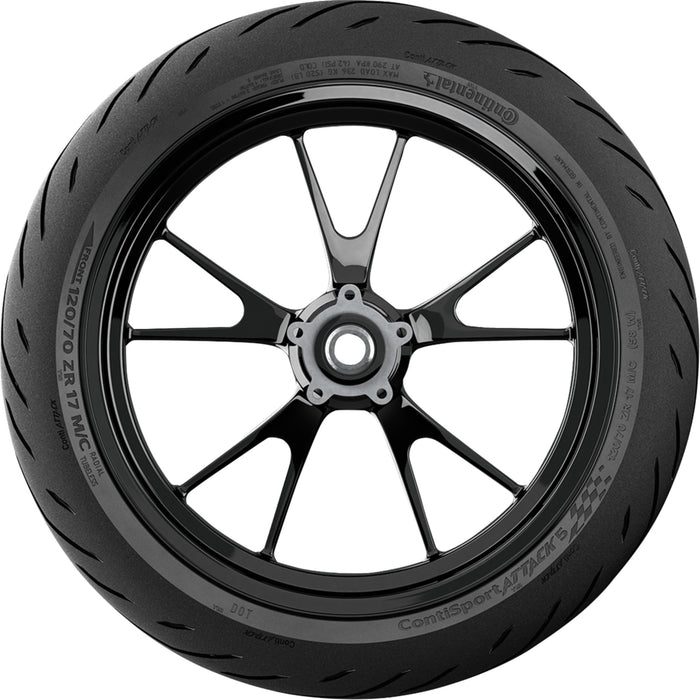 CONTINENTAL 0301-1080 02447650000 ContiSportAttack 5 Tire Tire - ContiSportAttack 5 - Front - 120/70ZR17 - (58W)