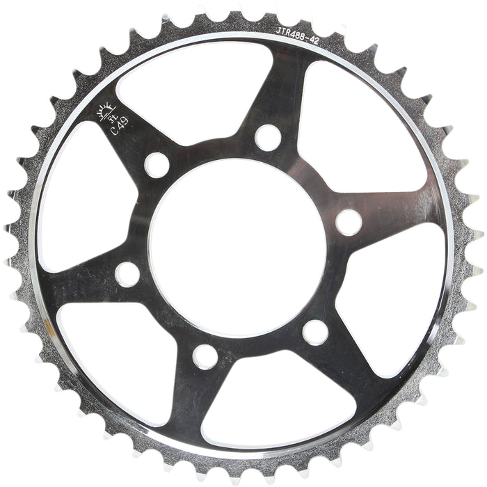 JT SPROCKETS JTR488-42 JTR488.42 Steel Rear Sprocket Sprocket - Rear - Kawasaki - 42-Tooth