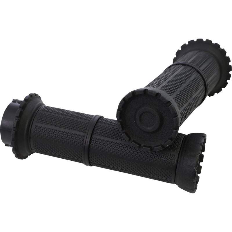 (OPEN BOX) Kuryakyn Riot Grips Riot Cable Black - KUR3582 For Harley Motorcycles 1980-2021