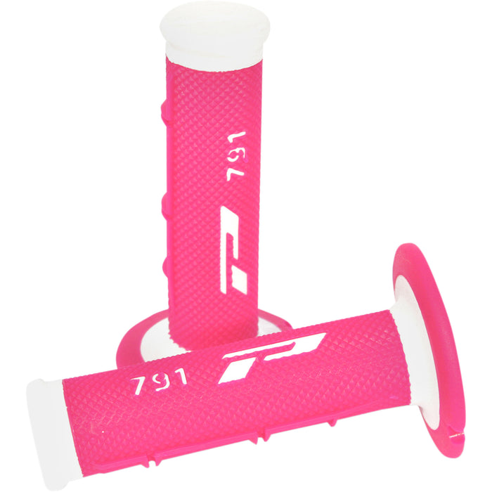 PRO GRIP 0630-1650 PA079100BIFX Triple Density 791 Grips white/fluorescent pink