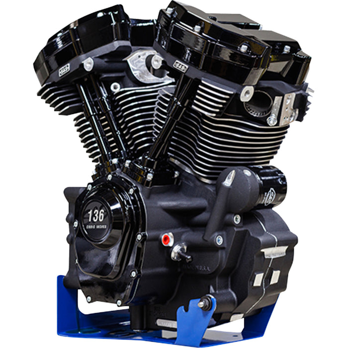S&S CYCLE 0901-0267 310-1296 MK136 Engine with 475G Cam MK136 Engine - 475G Camshaft - Oil Cooled - M8 Softail