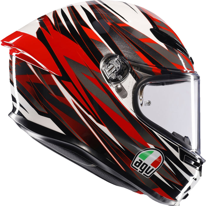 AGV K6 S Reeval Helmet - White/Red/Gray