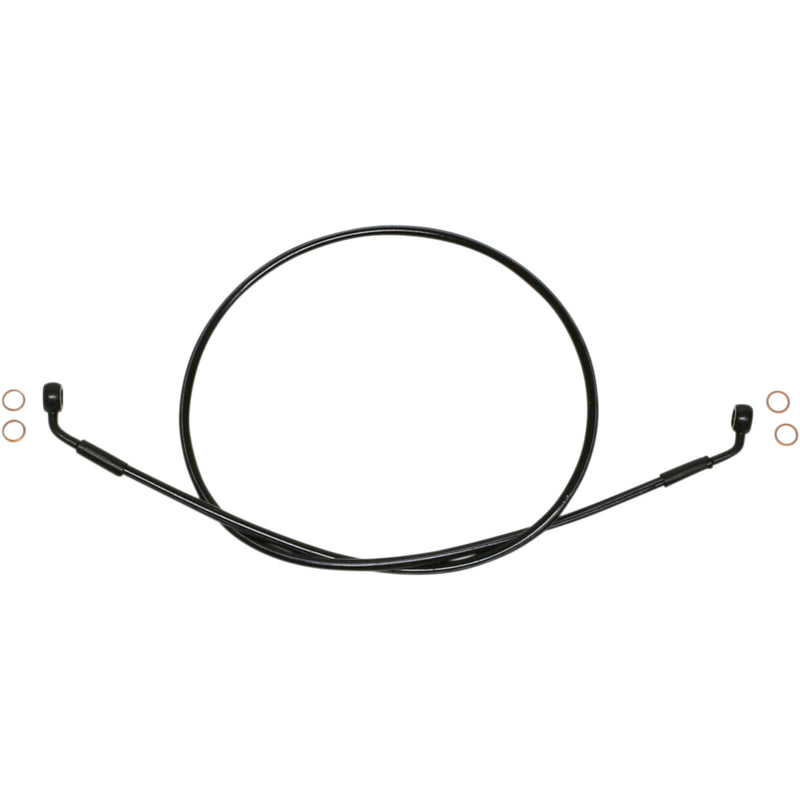 Magnum Shielding XR Stainless Extreme Response Front Brakeline Kit Brake Line EZ Align Steel Black For Harley Sportster 2004-2013