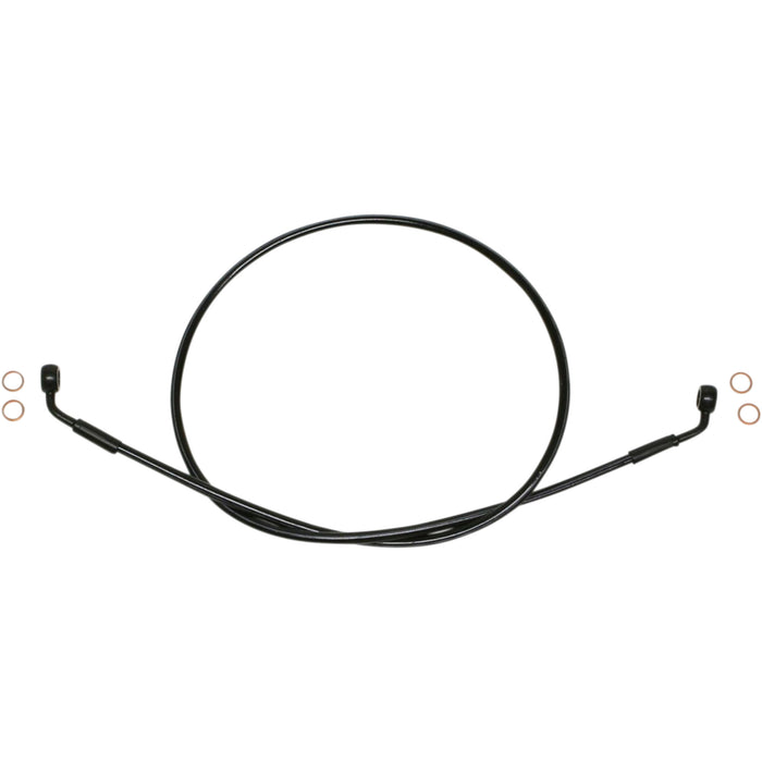 MAGNUM SHIELDING XR Stainless Extreme Response Front Brakeline Kit Brake Line - EZ Align Steel Black