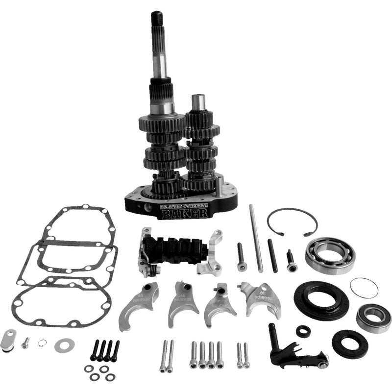 Baker Drivetrain OD6 Gear Set - OD6-401-03 For Harley Motorcycles 1990-1997
