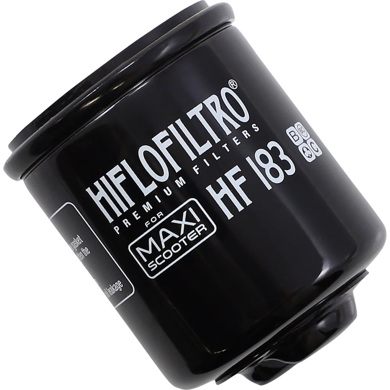 Hiflofiltro Oil Filter - HF183 For Aprilia Atlantic / Mojito / Scarabeo 2003-2012 | Piaggio Beverly 200 / 200 / Fly 125 2001-2005