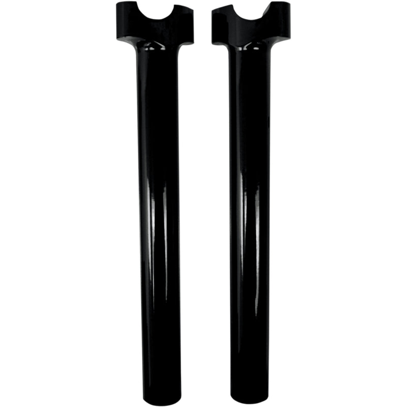 DRAG SPECIALTIES 0602-0519 Buffalo Billet Aluminum Handlebar Risers 12" - black