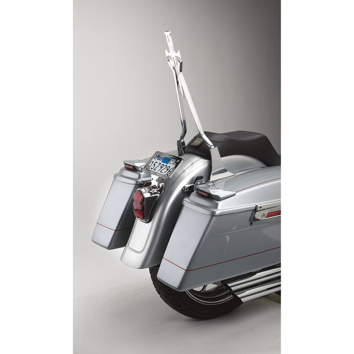 CYCLE VISIONS 1501-0032 CV-8010 Daggertude Styled Sissy Bar Sticks Sissy Bar Stick - Chrome - 18" Daggertude - Wide