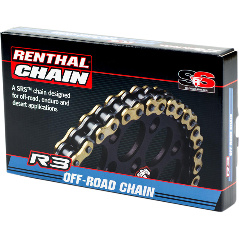 Renthal R3 Drive Chain - C416 For KTM Dirt Bikes 1991-2019 | Beta Dirt Bikes 2005-2015 | Kawasaki Dirt Bikes 1984-2004