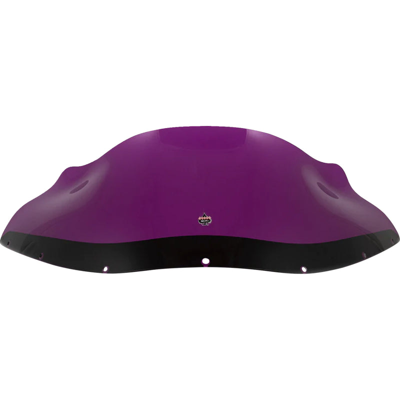 KLOCK WERKS 2310-0829 KWW-02-0617 Kolor Flare™ Windshield - 9" - Purple - FXRP