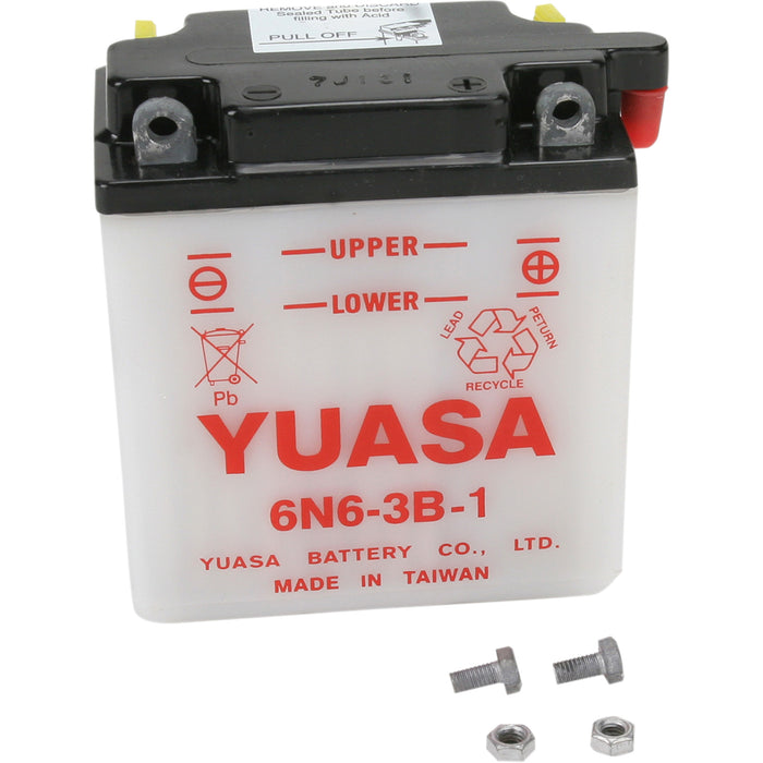 YUASA Y6N6-3B-1 YUAM2663B Conventional Battery — 6 V Battery - Y6N6-3B-1