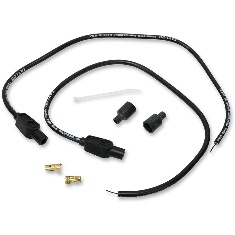 SUMAX DS-242040 76085 Universal Spark Plug Wire Kit Spark Plug Wire - 180° - Black - Universal
