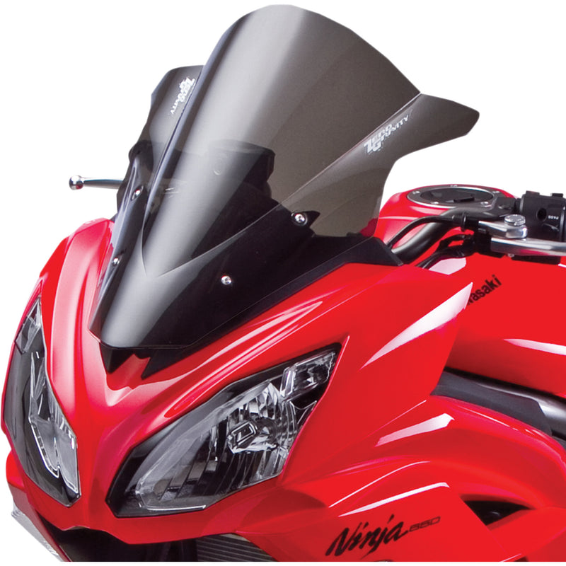 Zero Gravity Double Bubble Windshield - 16-207-02 Kawasaki Ninja 650 2012-2016