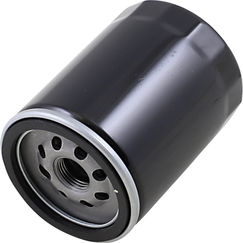 Drag Specialties Spin-On Oil Filter Oil Filter With Nut Black M8 - 0712-0643 For Harley Motorcycles 2017-2026