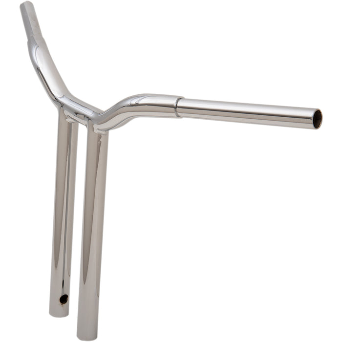 LA CHOPPERS 0601-4934 LA-7337-16 Kage Fighter Welded Straight-Riser Handlebar - One Piece - 16" - Chrome