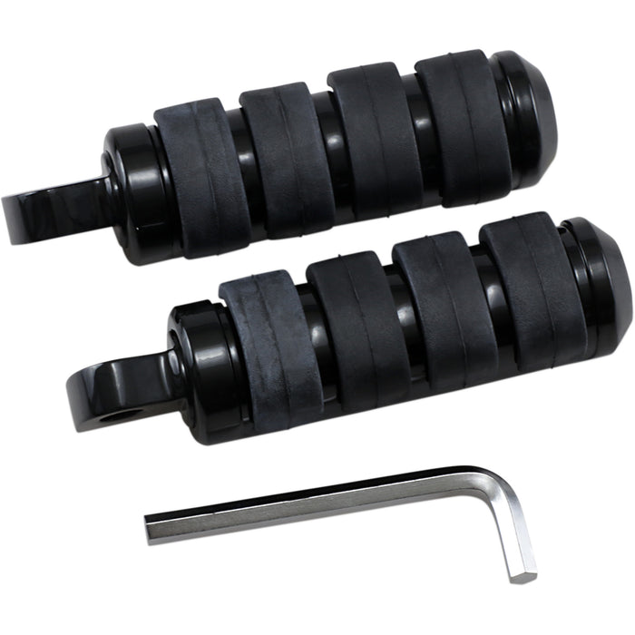 DRAG SPECIALTIES Soft-Ride Foot Peg Footpeg - Black