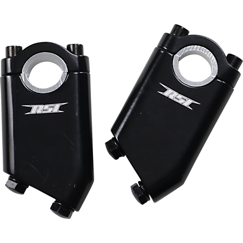 RACE SHOP INC. 0602-0635 AR-3B-30 Angled Handlebar Risers Risers - Angled - 30° - 3" - Black