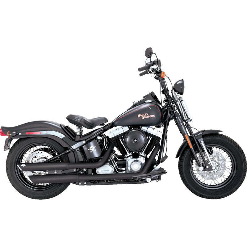 Vance & Hines Twin Slash Muffler - 46842 For Harley Softail 2007-2009