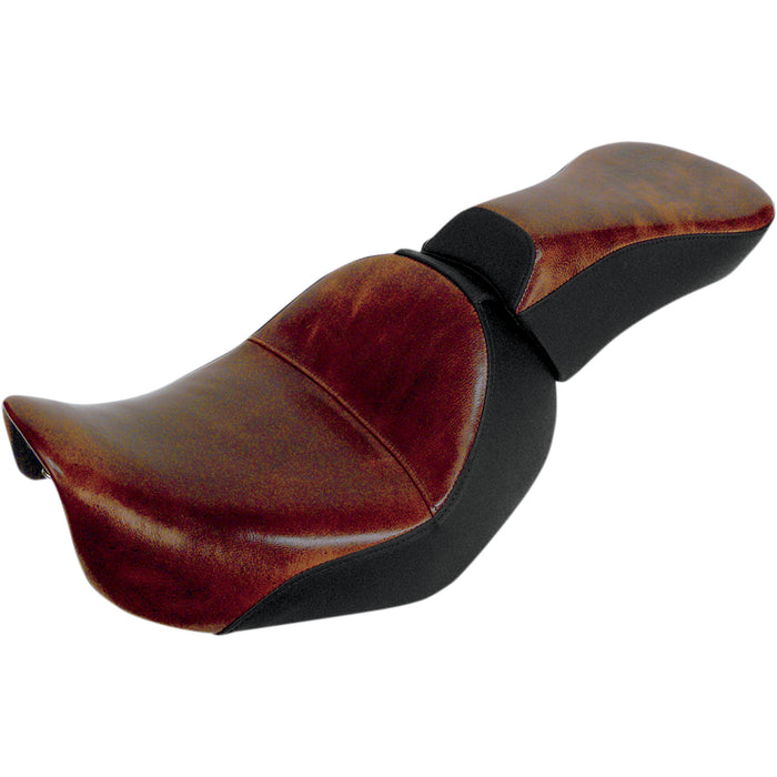 SADDLEMEN 0803-0422 806-04-016B Pillion Pad - Renegade Lariat - Brown