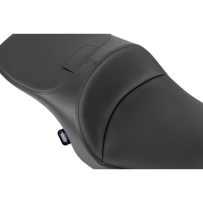 DRAG SPECIALTIES SEATS 0801-2101 Freedom Touring Seat Freedom Seat - Black - Vinyl/Solar Leather - Smooth - FLT/FLH '23-'25