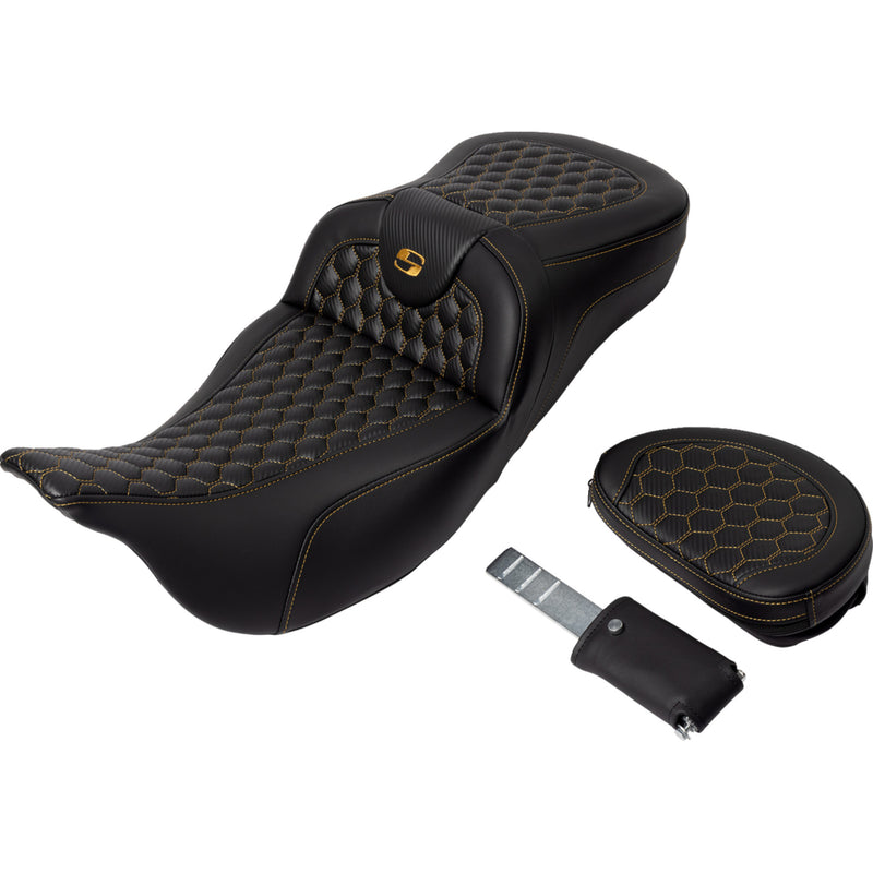 Saddlemen Roadsofa™ Seat - 808-07B-190B7 For Harley Touring 2008-2025