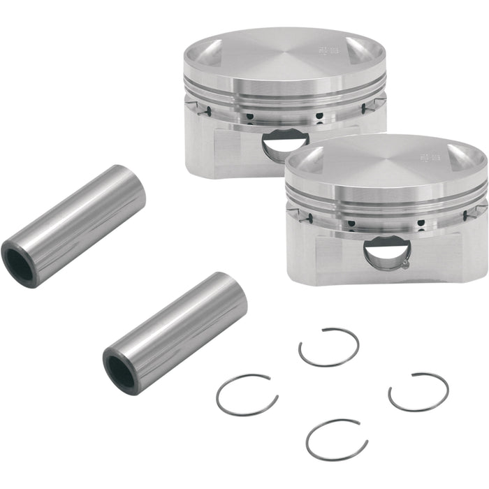 S&S CYCLE 0910-1938 106-5556 Piston Kit for S&S Motors - for 89" Stroker Kit - 3.5" - +.020