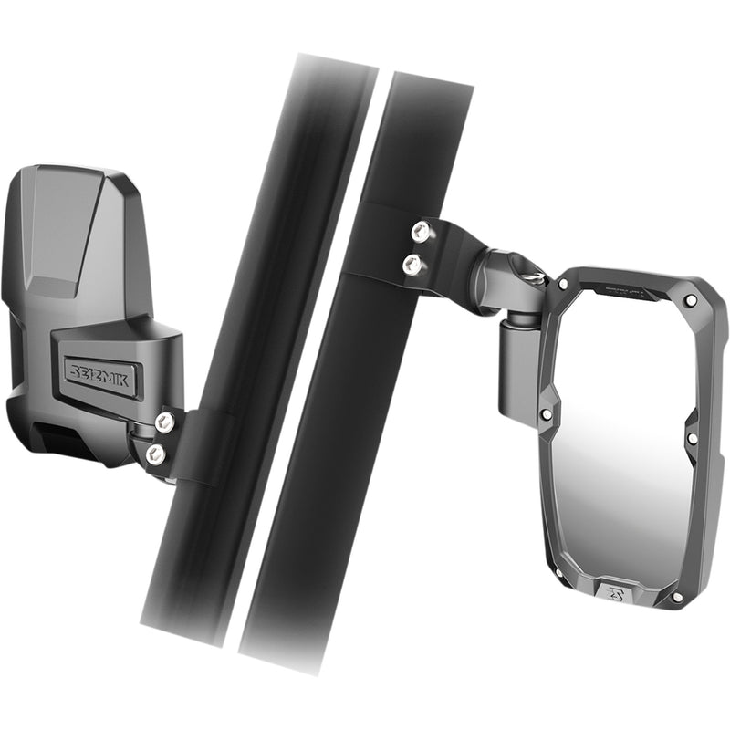 SEIZMIK 0640-1482 56-18106 Embark Side Mirror Mirrors - Embark - Side View - Rectangle - Black - Polaris Pro-Fit/Can Am Profiled ROPS - Pair