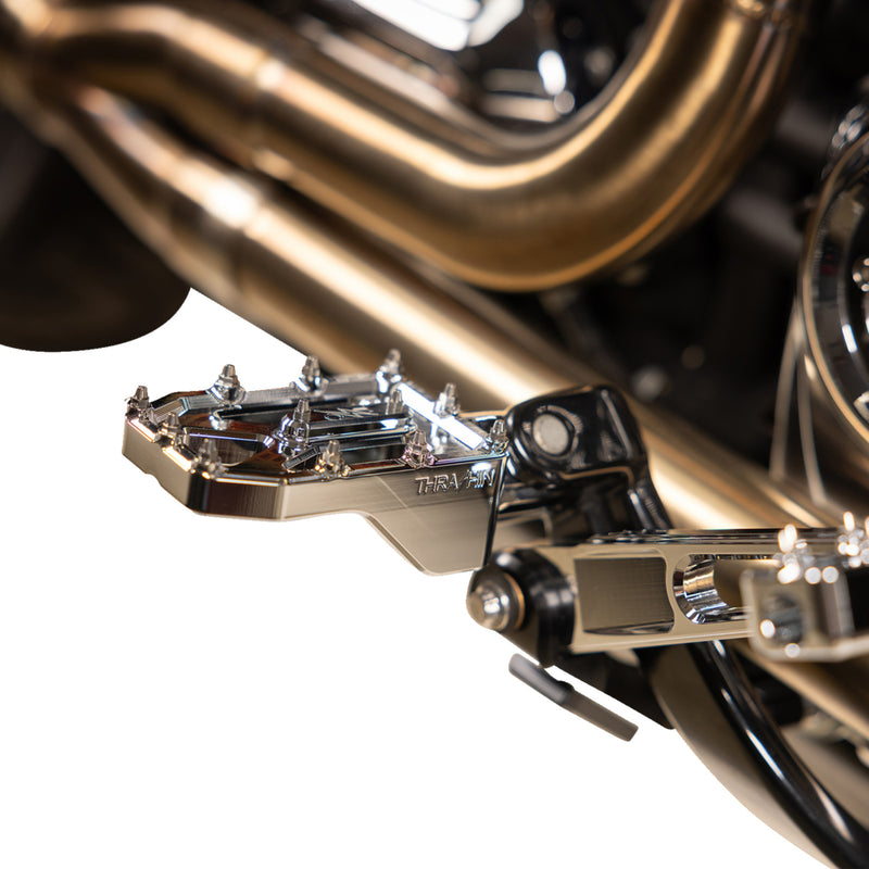 Thrashin Supply Co. Aggressor Footpegs - TSC-2022-3-D For Harley Motorcycles 1972-2025