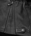 Gasser jacket with zipper in black
