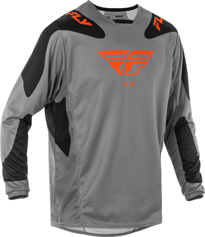 Fly Racing 378-422M 378-422M KINETIC SYM JERSEY GREY/ORANGE/BLACK MD