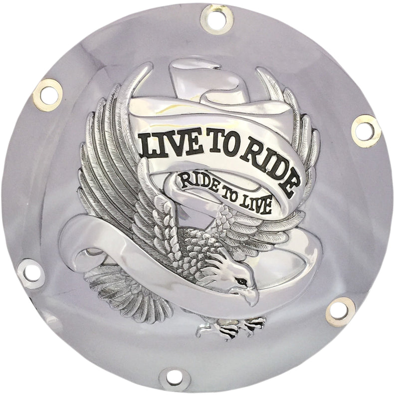 Drag Specialties Live to Ride Derby Cover For Harley Sportster 2004-2022