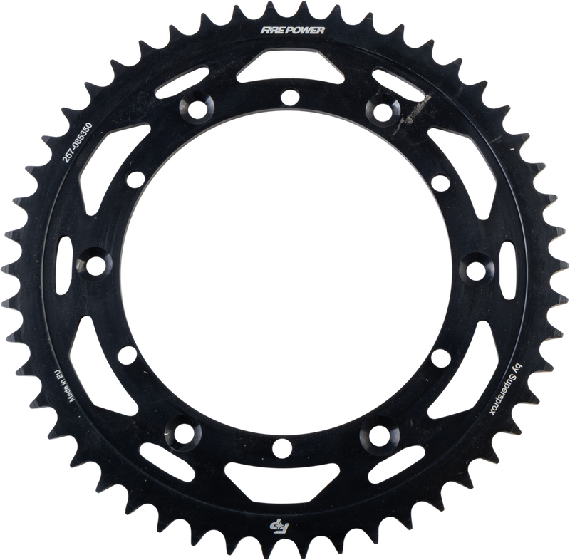 Fire Power Rear Sprocket Steel 50T Black - FPS-853-50-BLK Yamaha ATVs 1988-2006